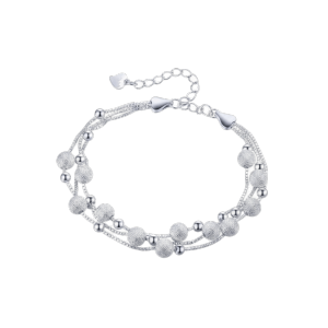 HEALMEYOU Multi-layer Charm Bracelet Star Copper Double-layer Jewelry Wristbands Light Luxury Lucky Bead Bracelets Women