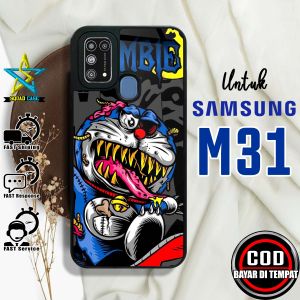 Case Premium Compatible For SAMSUNG M31 motif ABS  Casing Softcase Glossy Anti Jamur