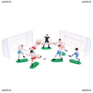 [COD] ourlove Football Game Kids Toy Celebration Goal Gate Pastry Art Birthday Cupcake Topper