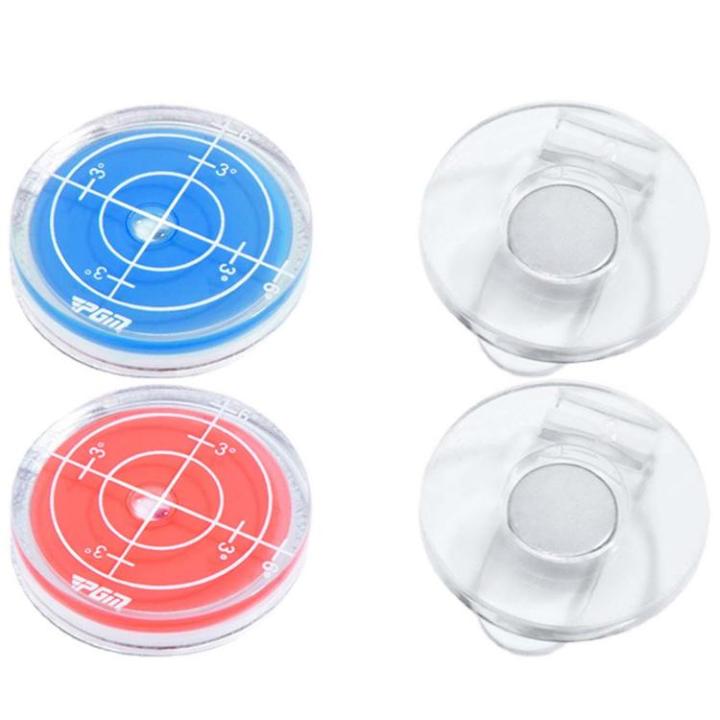 Levelhead Ball Marker Golf Hat Clip Golf Green Slope Putting Level
