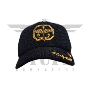 Topi Doublemesh Lapangan Bordir Pataka Gold