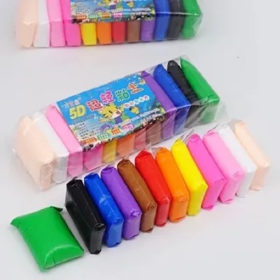 1PACK Clay Press Mainan Edukasi Anak Plastisin Lilin Mainan Clay Polymailer 1 PACK Isi 12 Pcs Free Pisau Mainan