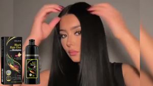 EELHOE Black Hair Shampoo ( Black ) Polygonum Multiflorum Extract Blackening Nourishing Hair Cleansing Repairing Smoothing Shampoo