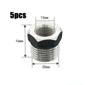 5PCS Heavy Duty 304 Stainless Steel Reducer Fittings Male to Female Bushing