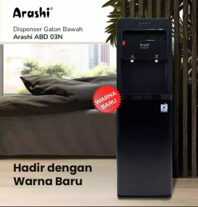 ARASHI ABD-04C / ABD-03N / ABD-05C / ABD-06C Dispenser Galon Bawah 3 Keran Panas Dingin (Hot Normal Cold)