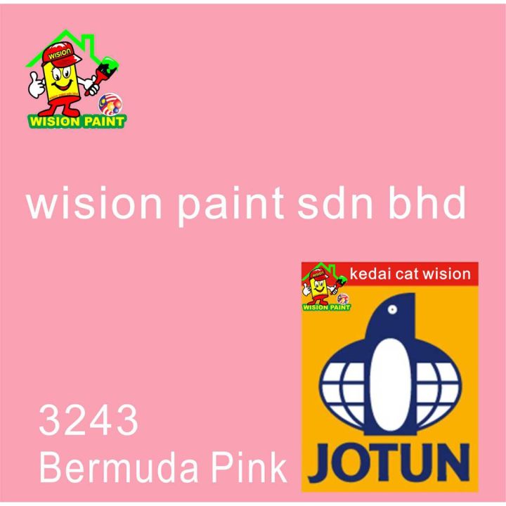 MAJESTIC TRUE BEAUTY SHEEN 5L - 3243 Bermuda Pink • Jotun • Smooth Pearl  Sheen Finish • Interior • Walls • Ceiling