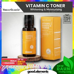 [100% ORIGINAL] VIBRANT GLAMOUR Vitamin C Toner Whitening Reduce Dark Spots Moisturizing 100ml