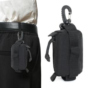 Keychain Pocket Zipper Coin Bag Tactical Compact Pouches for Men and Women for Outdoor Travelling/Hiking/Fishing/Cycling