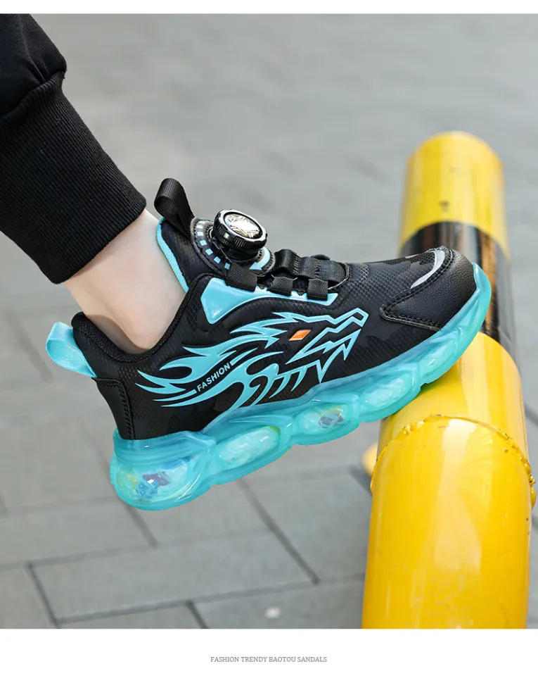 Popular Boys' Sports Shoes New Children's Leather Waterproof, Anti