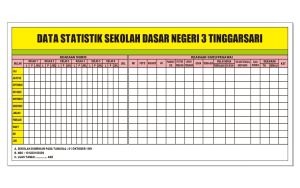 PAPAN DATA COSTUM UKURAN 240 x 140 LIST ALUMINIUM