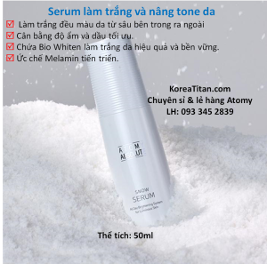 Serum đậm đặc kích trắng giảm thâm nám và đều màu da - Atomy Absolute Snow Serum 50ml  - 애터미 앱솔루트 스노우 세럼 - Атоми Абсолют Сноу Сыворотка