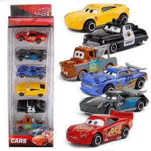 6 cái/hộp Ban Đầu xe Pixar Đồ Chơi Hợp Kim DC Batman McQueen Jackson Bão mô hình xe đua Đồ Chơi Cho Trẻ Em Cậu Bé