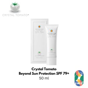 Crystal Tomato Sunscreen Beyond Sun Protection SPF79+: Advanced UVA/UVB Blue Light & Pollution Defense with a Lighter Natural Finish