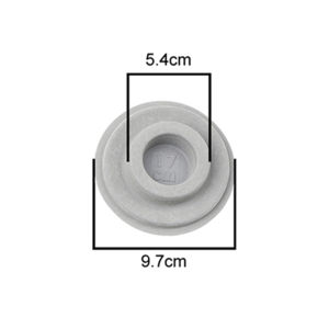 1pcs màu xám PE đổ xô đĩa tròn cho Diy beading đồ trang sức vòng đeo tay Vòng cổ làm khay dạng ngăn thiết kế thủ công công cụ đo phụ kiện