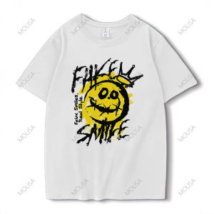 เสื้อแฟชั่น oversize ลายเท่ คอกลม แขนสั้น Printed Tshirt เสื้อยืดแขนสั้น ผ้าcotton100% 68171#