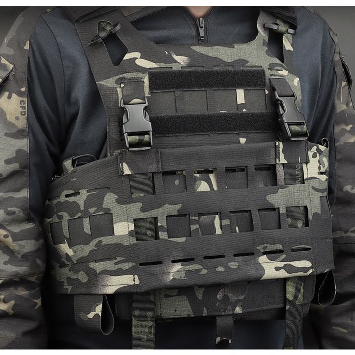 Tactical Structural Plate Carrier SPC Vest Laser Cut Molle Chest Rig ...
