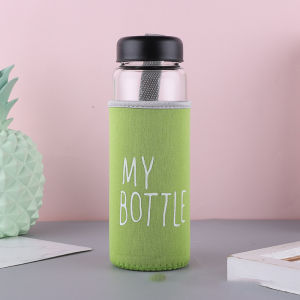 My Bottle 500ML Plastic Water Bottle Tumbler with Colorful Cover Lid Portable Reuseable PET Water Cup Mug Drinkware