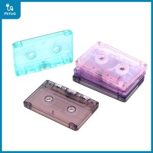 【PkYeG】 เทปคาสเซ็ทสีใหม่1ชิ้น เทปคาสเซ็ตต์สำหรับบันทึกเสียง
