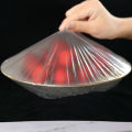 100 PIECES Disposable Plastic Film Bowl Cover Elastic Food Dust Plastic Wrap Cover Food Wrap Food Cover. 