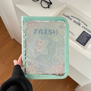 KECTTIO Phong cách Hàn Quốc Bìa album ảnh Chất kết dính A5 PVC Ví đựng thẻ ảnh Bộ sưu tập vật tư Đẹp Bìa sách sưu tập ảnh Bộ sưu tập thẻ ảnh