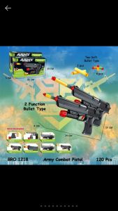 PROMO BRO1217 BRO1218 BRO1219 Pistol Pistolan Peluru Busa Soft Bullet Tembak Mainan Anak BIGBANG - MAINAN PISTOL TEMBAK TEMBAKAN MURAH
