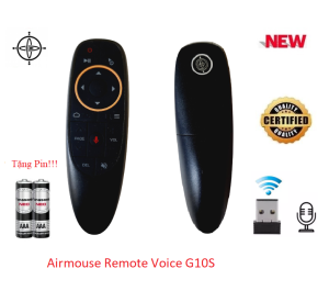 Chuột bay G10S điều khiển giọng nói cho SmartTV TV Box PC- Hàng chính hãng Full Box 100% Tặng kèm Pin