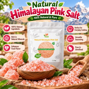 Himalayan Pink Salt Fine 500g | Pure Mineral-Rich Salt for Cooking Seasoning & Wellness