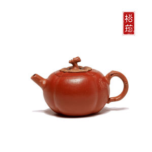 原矿段泥粉浆全手工薄胎欢喜南瓜90ML小品仿生器泡茶壶宜兴紫砂壶