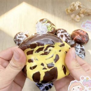NBANLIKE Mint Black Chocolate Sensory Fidget Toy Crispy Ball Slow Rebound Handmade Ball Toy Funny Soft Stress Ball Stress Relieving Toy For Kids