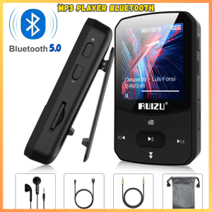 COD KIRIM CEPAT RUIZU MP3 Player Bluetooth 5.0 Sport Pedometer Stopwatch Portable Clip / mp3 musik speaker full bass bluetooth dan wifi 5v 10 in karaoke memori satu paket / mp3 player musik mini digital portable jadul kartu sd flashdisk tahan lama memory