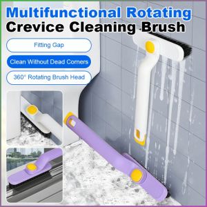 Crevice Brush Stain Removal Floor Brush Built-in Clip Soft Hair Narrow Design Brush Head Soft Material