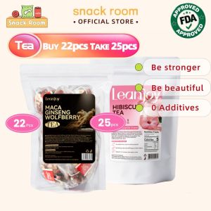 [Laz Exclusive] 9 In1 Maca Ginseng Wolf Berry Tea 25pcs +Hibiscus Tea 22pcs Family Try Combination