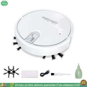 [New] Smart Robot Vacuum Cleaner 5-in-1 Robot Vacuum and Mop with Rubber Brush for Hard Floor Pet Hair Carpet