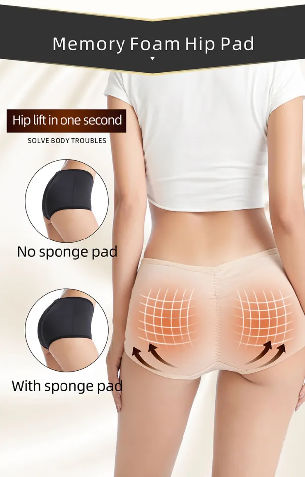 Womens FAKE ASS Butt Lift and Hip Enhancer Booty Padded Underwear Panties  Shaper