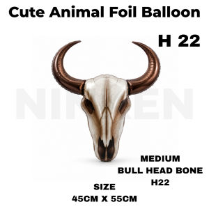 Cute Animal Foil Balloon Koleksi Belon Foil Haiwan Comel