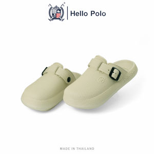 Hello Polo รองเท้าเปิดส้น รองเท้าแตะลําลอง UNISEX พื้นหนา กันลื่น วัสดุ EVA สไตล์ทันสมัย สะดวกสบายทุกฤดู ลำลอง HP8047