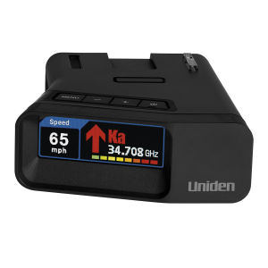 Uniden R7 Extreme Long-Range Laser-Radar Detector Built-in GPS w/ Real-Time Alerts Dual-Antennas Front & Rear w/Directional Arrows Voice Alerts Red Light Camera and Speed Camera Alerts