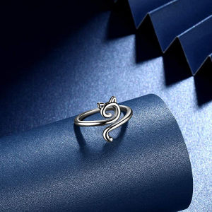 [Alex Do] Hot Sale Adjustable Size Yarn Ring Cat Ears Crochet Ring Beginner Knitting Crocheting Loop Thread Wrapped Rings Tension Regulator Tool