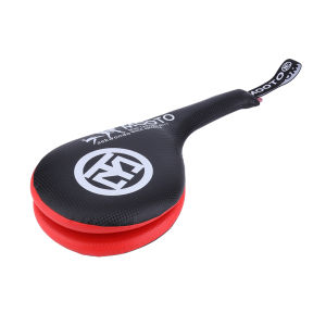 Children Adult Boxing Taekwondo Foot PU Target Hand Kick Pad Punching Bag(White)-Child  Double Kick Pad Durable