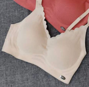 Bees Lingerie New Style Fixed Cup Latex Bra Women Bra Wireless Seamless Breathable Adjustable Strap Push Up Bra Comfortable Bra