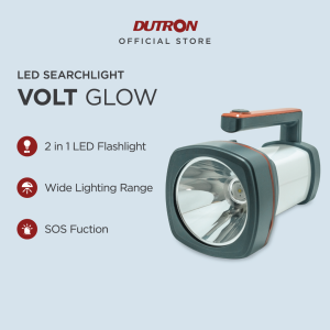 DUTRON Volt Glow Senter LED Jumbo Dual Mode 25 Watt + 15 Watt - Senter Tahan Lama Dengan Baterai Rechargeable Lithium 4800 mAh dan Pengisian Type C