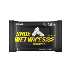 12/80PCS Shoe Wipes For White Shoes Cleaner Disposable Wet Wipes Sneaker Leather Cleaning Tissues