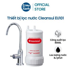Thiết Bị Lọc Nước Lắp Dưới Bồn Rửa Mitsubishi Cleansui EU101 - Công Suất Lọc 8000L - Nước uống có khoáng chất tự nhiên - Xuất xứ Nhật Bản - Hàng chính hãng