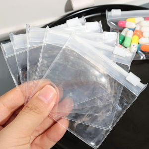 5-30PCS EVA Pill Repackaging Bag Pill Zipper Bag Self-sealing Leak-proof Pill Bag Transparent Portable Home Travel Medicine Storage Box