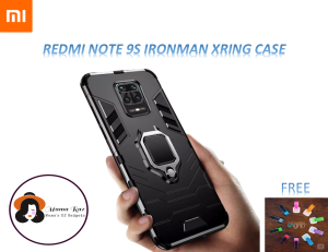 Xiaomi Redmi Note 9S Case Hero With Ring Shockproof Case