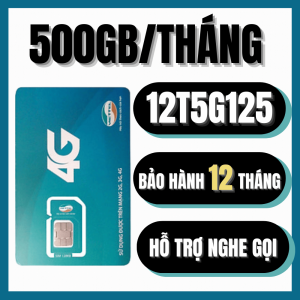 ( 1 Tỷ GB ) SIM Viettel 5G Trọn Gói 1 Năm Không Giới Hạn Dung Lượng Data Internet Tốc Độ Cao Không Phải Nạp Tiền Hàng Tháng 12SD90 / 12MXH100 / 6SD125 / 12SD125 / 6T5G125 / 12T5G125 / 6MXH80Y / 12MXH80Y Bảo hành 1 Đổi 1 FREESHIP - CHƯA KÍCH HOẠT