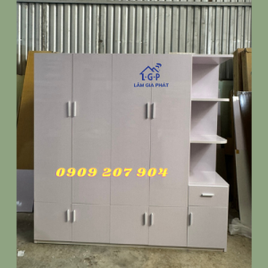 TỦ NHỰA ĐỰNG QUẦN ÁO 4 CÁNH CÓ KỆ NGOÀI SANG TRỌNG HIỆN ĐẠI
