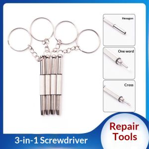 Hobibear Mini Đa-Chức năng tuốc nơ vít dụng cụ treo móc khóa cho sửa chữa chính xác và sử dụng thường nhật