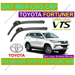Gạt Mưa Silicon Kính Lái Toyota Fortuner Cặp Gạt M.ưa Kính Lái Toyota Fortuner Có Đủ S.ize Cho Các Đời Xe Fortuner