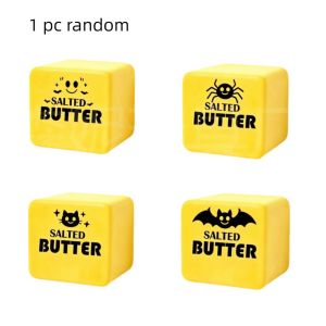 ZHONGMEET Cute Butter Squeezing Toy Hallowmas Hand Relax Slow Rebound Squeeze Toy Portable Kneading Butter Stick Squishy Toy Butter Ornament